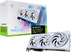 msi geforce rtx 5070 ti gaming trio oc white