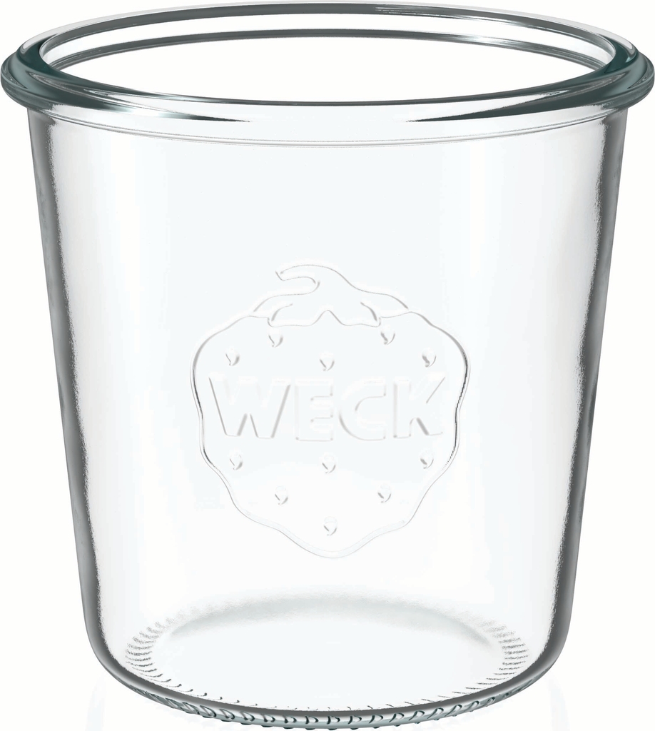 Weck Patentglas Med Plastlåg RR100 2 Pak Madkasse 2stk