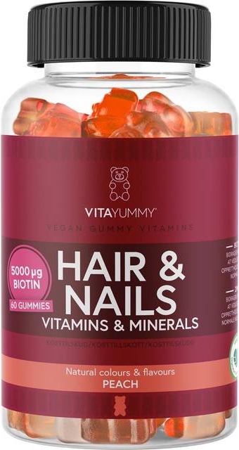 VitaYummy Hair & Nails Peach 60 st