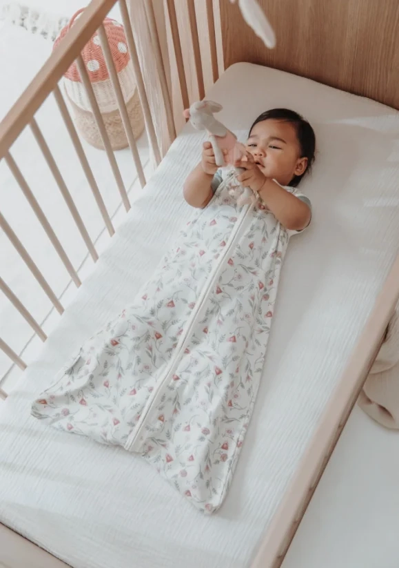 baby sommersovepose tog 0.3 i bomuld til varme nætter - mrs. mama