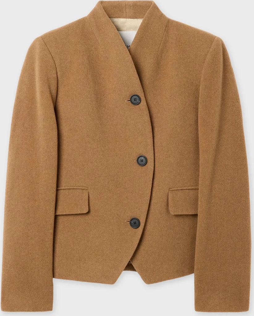 Dagmar Jacka Short Curved Camel