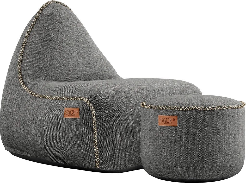 cobana lounge chair & pouf