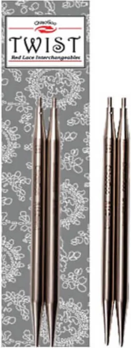 chiaogoo udskiftelige rundpinde twist lace (8, 10 og 13 cm)
