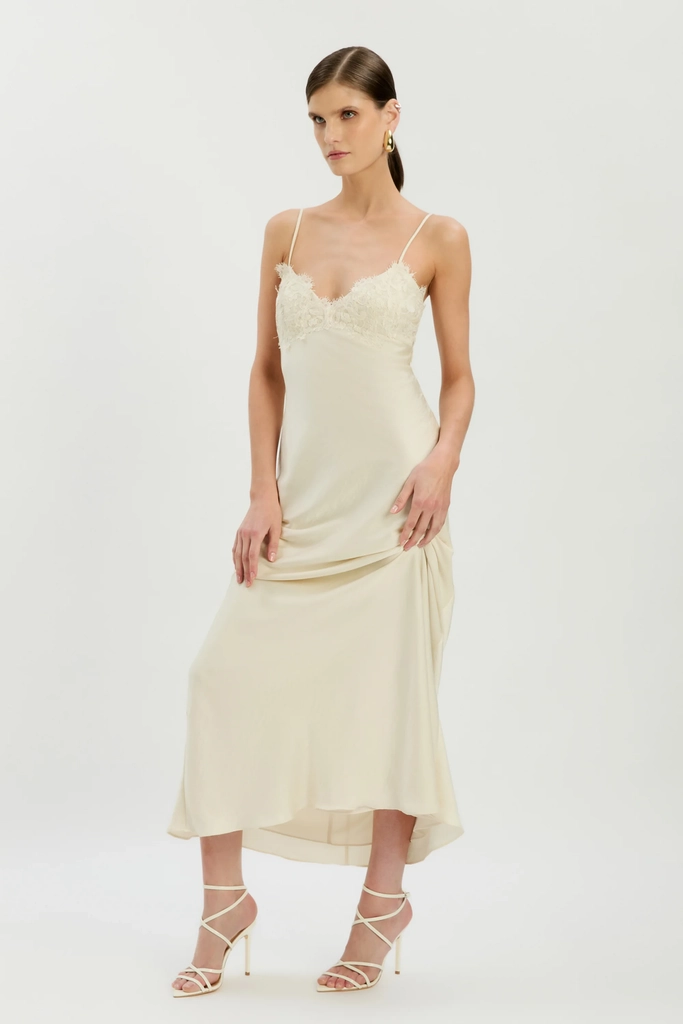 elisan maxi dress - cocktailkjole / festkjole - ivory