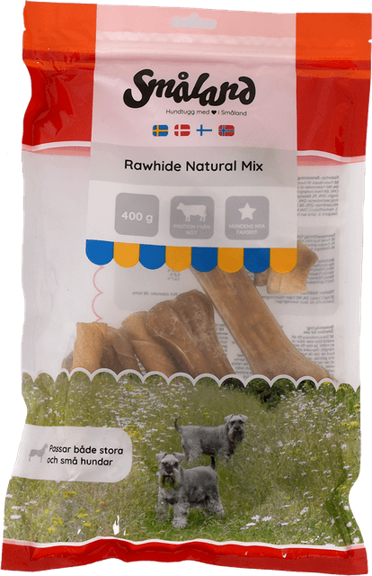 PETCARE Småland Rawhide Natural Mix Large 400g