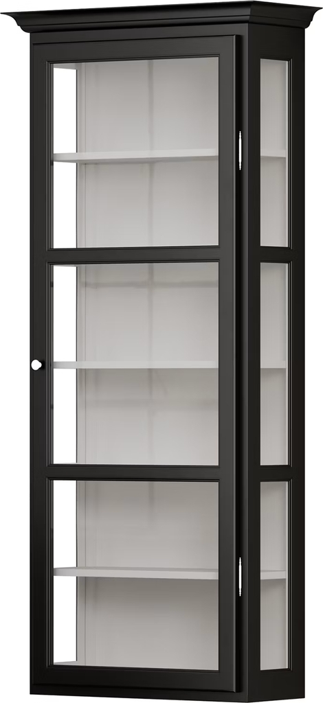 v4 vitrine, sort