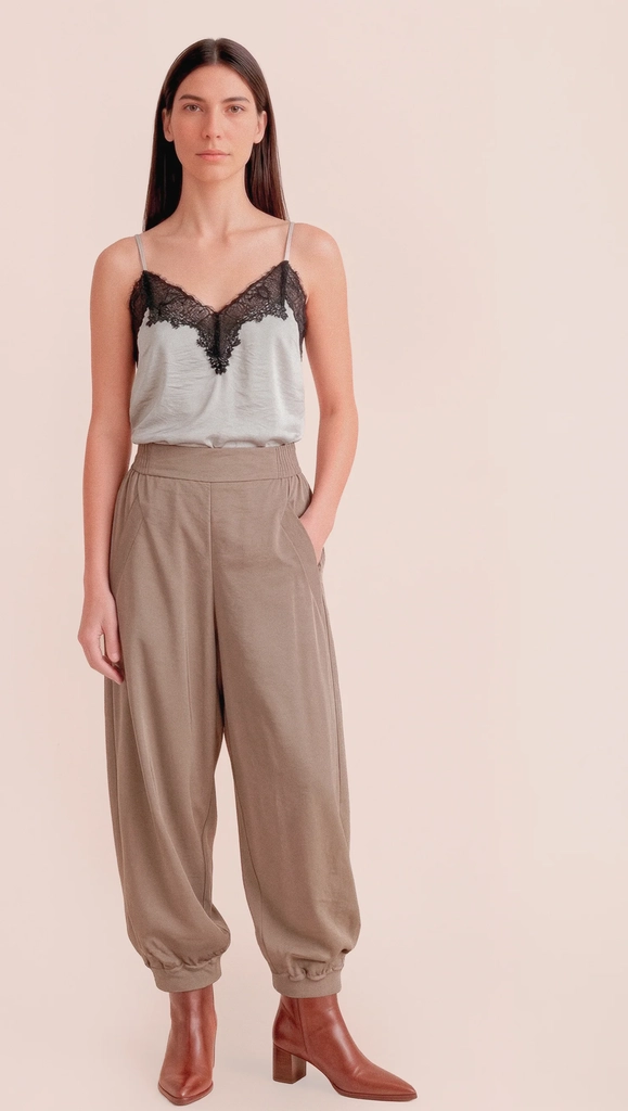 molliego pants - dark camel