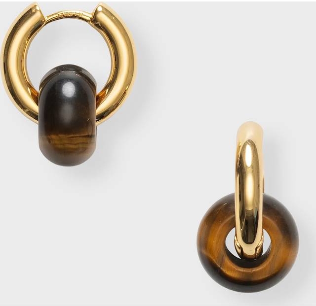 Anni Lu Earring Glazed Donut Hoops - Brun