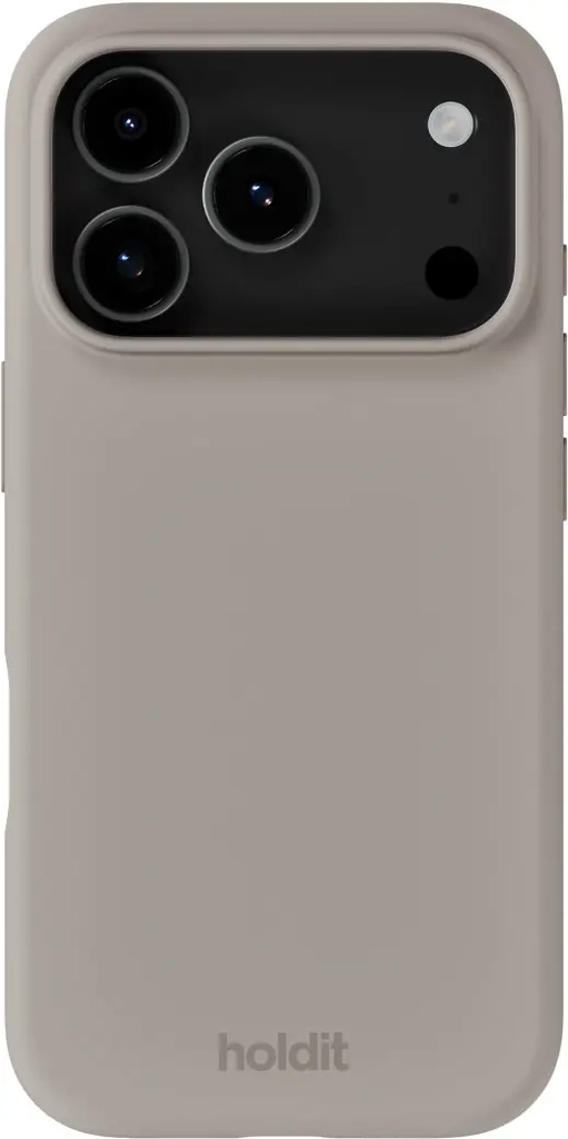 holdit iPhone 17 Pro Mobilskal Silikon Taupe