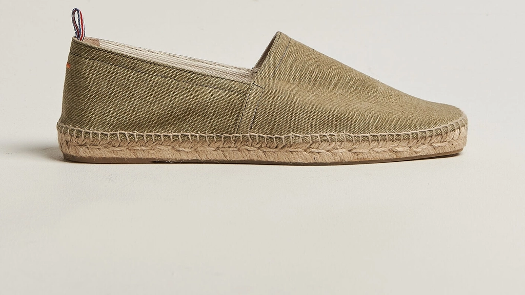 castañer pablo washed canvas espadrilles laurel green