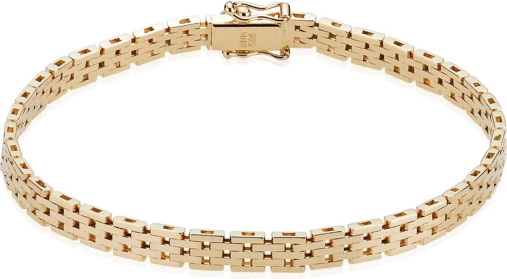 BNH Murstens Armbånd 14 kt Guld Kasselås 18.5 cm