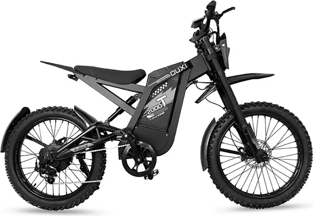 ouxi gt-2000 - off-road fatbike - schwarz