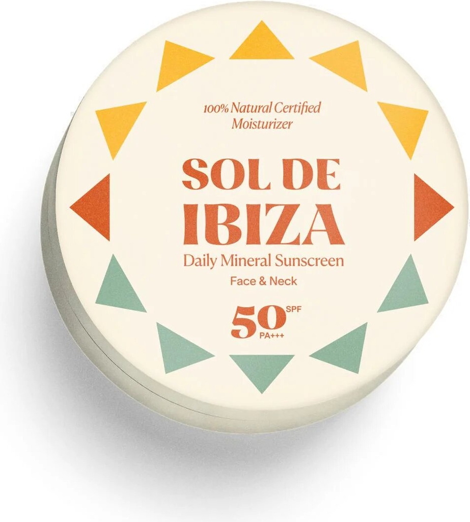 mineral solcreme til ansigt & hals - spf 50