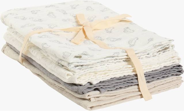 Pippi Cloth Muslin Alloy Stofbleer 8 Pack