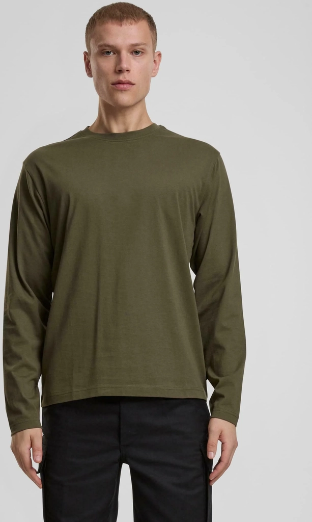 langærmet t-shirt - olive