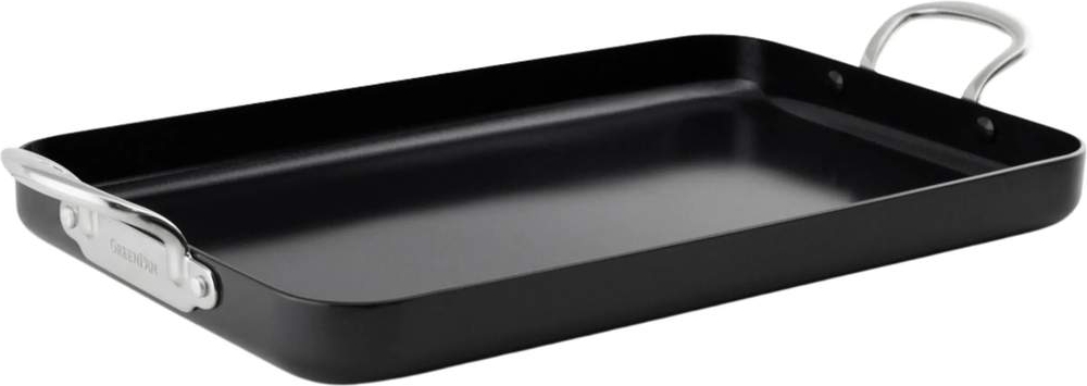 greenpan barcelona pro bradepandeh 11,2 x b 26,2 x l 40 cm - aluminium/rustfrit stål - keramisk nonstick