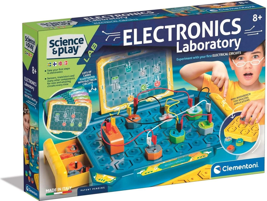 Clementoni Electronics Laboratory Science Set