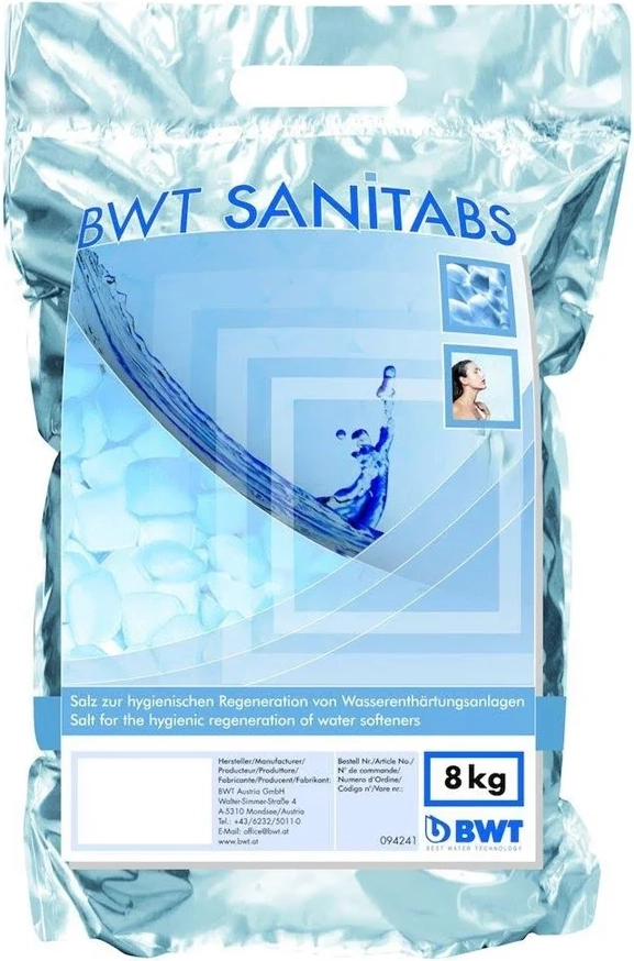 BWT Sanitabs salttabletter, 8 kg
