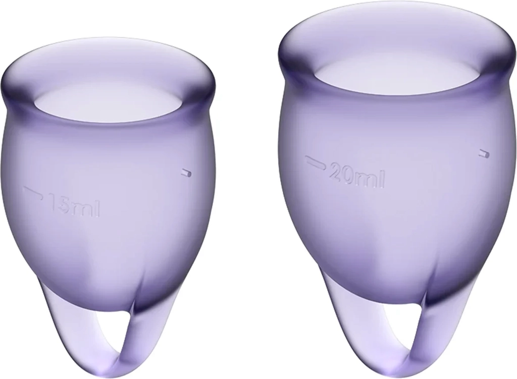 satisfyer feel confident menstrual cup lila