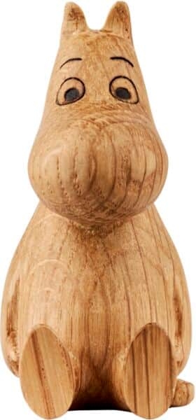 Moomin Mumitroldene Træfigur - Mumimor - H 7,5 cm - Egetræ