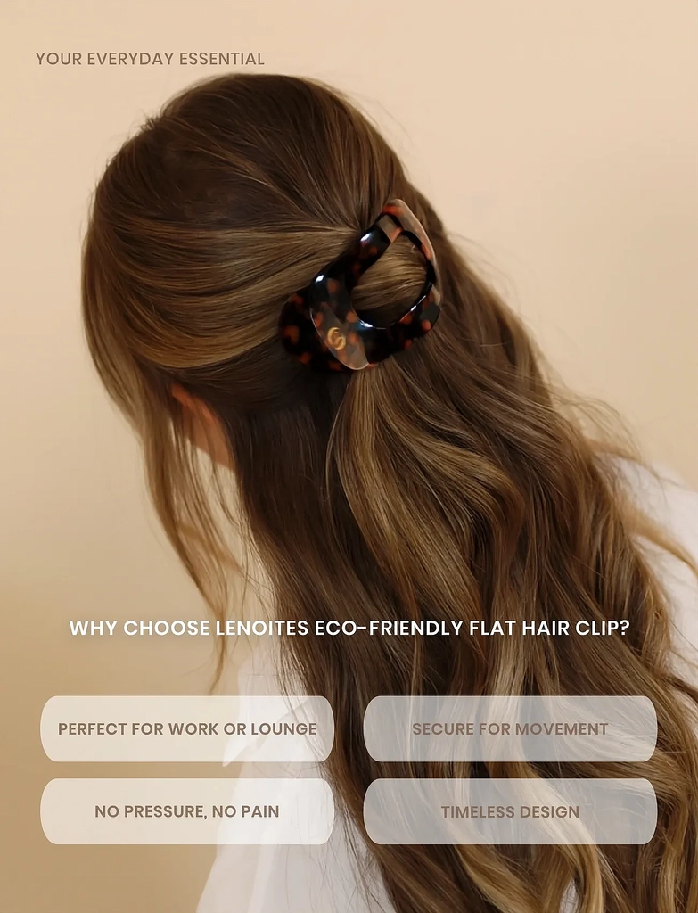 Eco-Friendly Flat Hair Clip