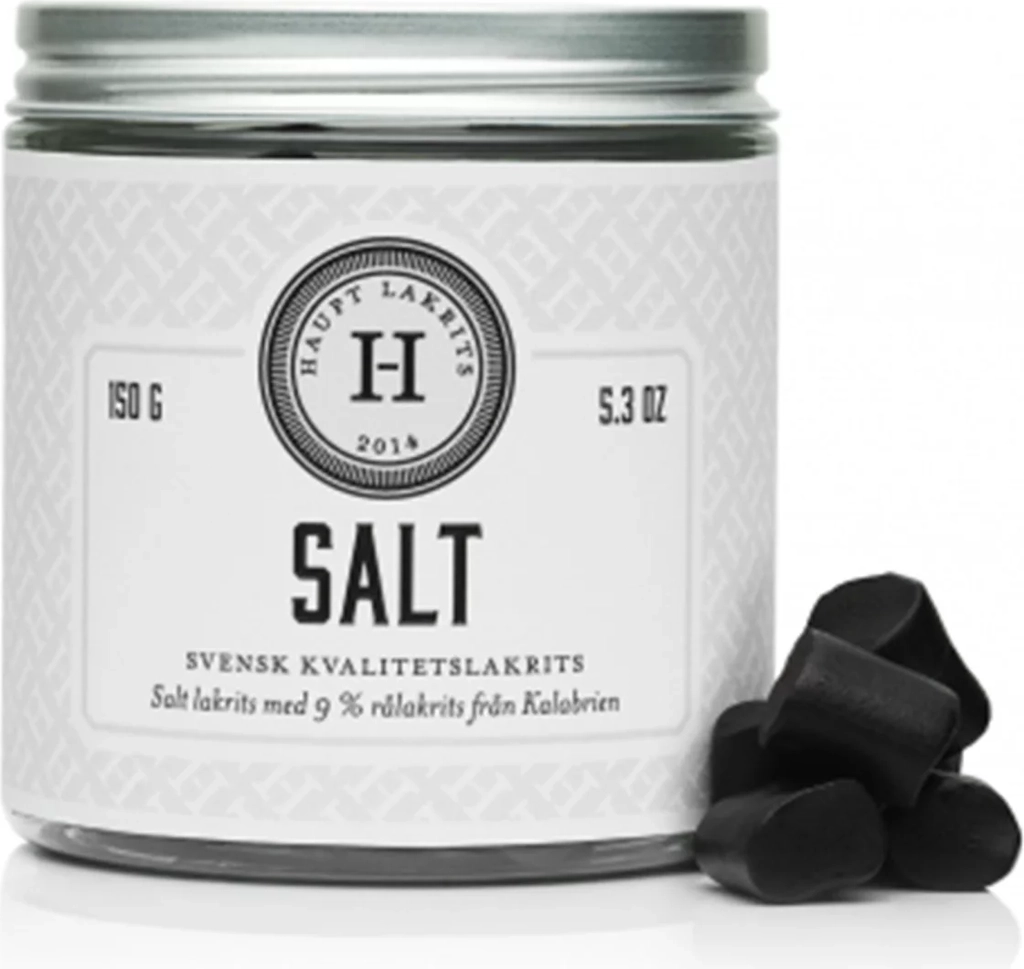 Køb SALT fra Haupt Lakrits (250g) - Salte svenske lakridser