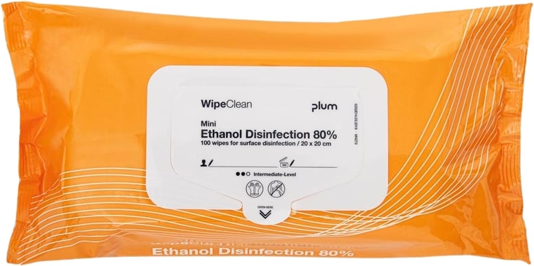 plum wipeclean overfladedesinfektion mini (100 stk)