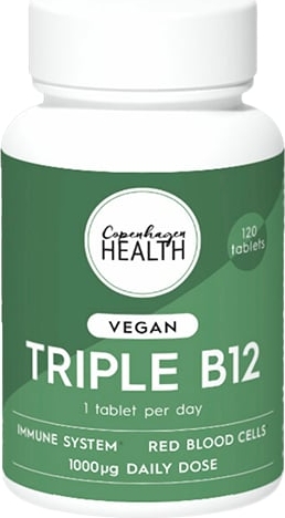 copenhagen health triple b12 vegan (120 tabl)