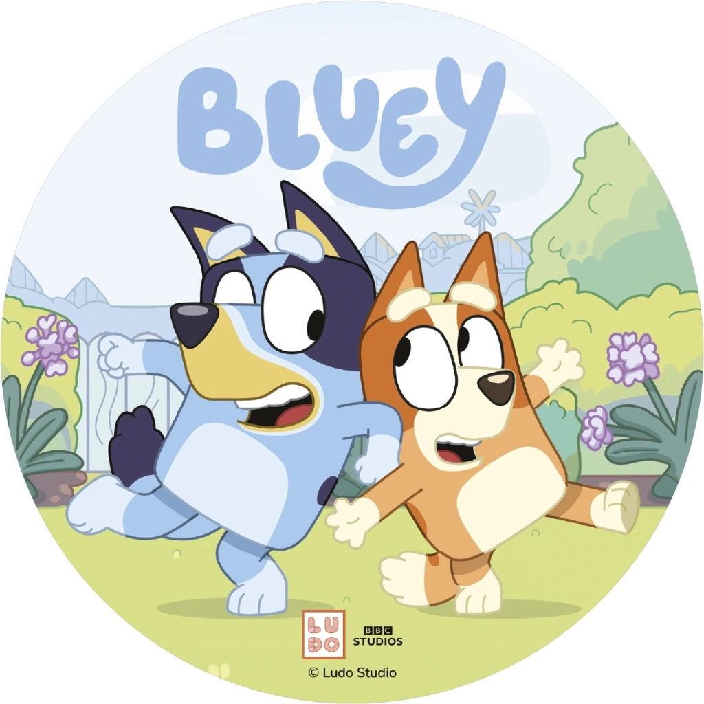 Dekora Bluey Wafer Ø20 Cm Kakebilde