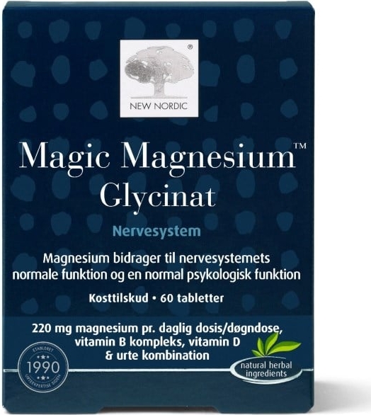 new nordic magic magnesium glycinat, 60 stk. | webapoteket