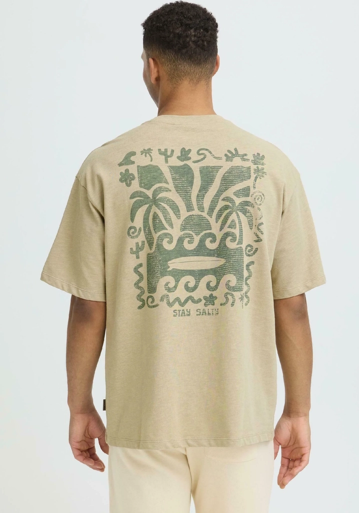 bhkarim relaxed fit backprint - t-shirts print - crockery