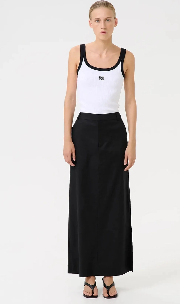 Gestuz Top - Drew Contrast - Birght White
