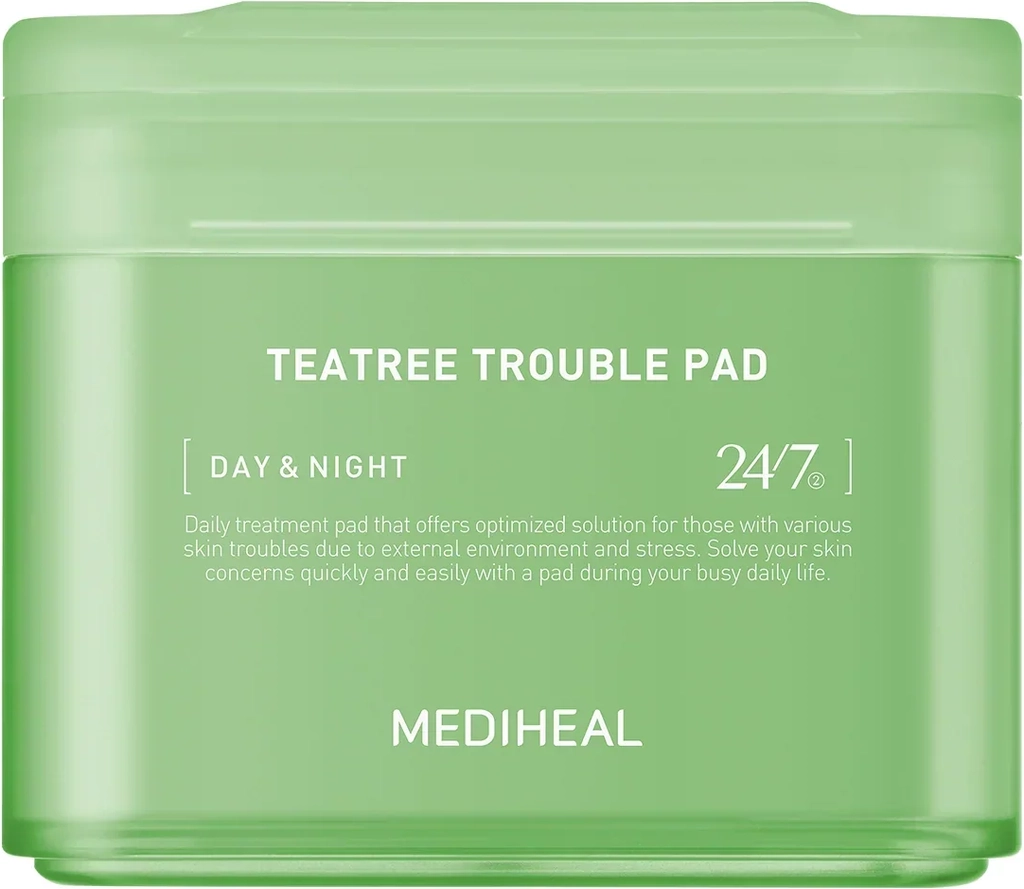 teatree trouble pad, 100 stk