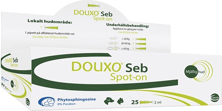 seb spot-on douxo 25x2ml