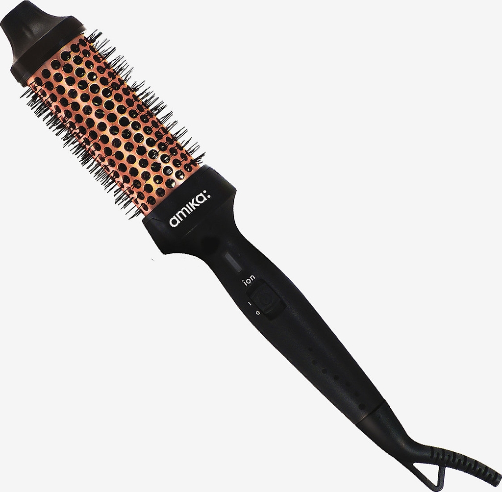 amika bombshell blowout thermal brush rose gold