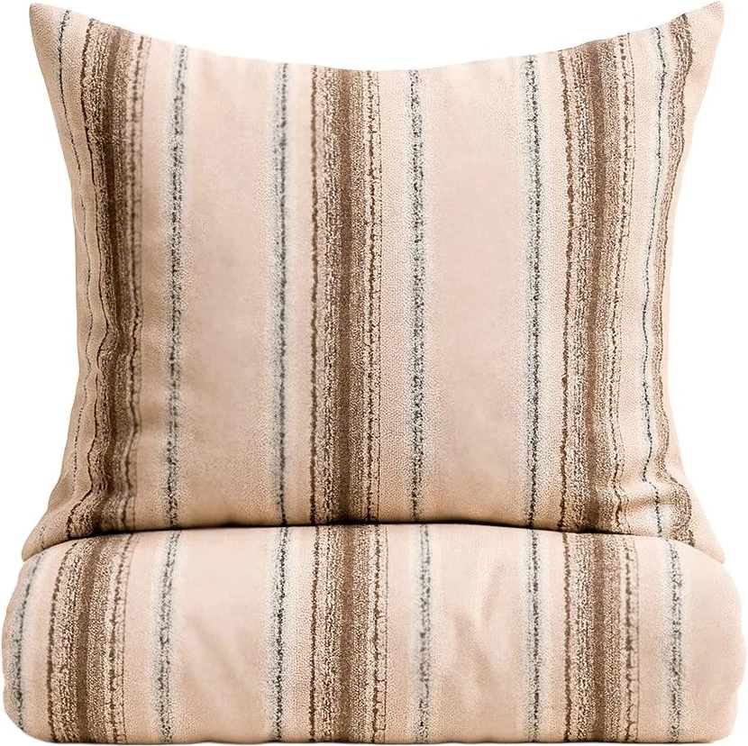 Omhu Barfod Streamline Sengetøj B 140 x L 220 cm Dynebetræk Beige
