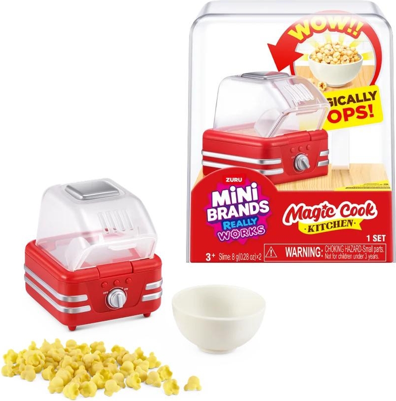 Zuru Mini Brands Popcornmaskine Legesæt - UV Lys, 3+år