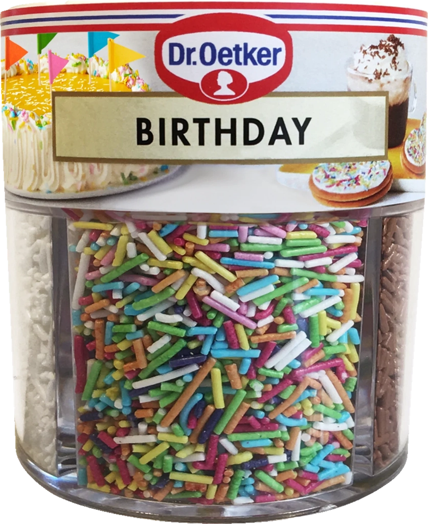 fødselsdags krymmel dr. oetker 82 g