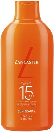 lancaster sun beauty body milk spf 15