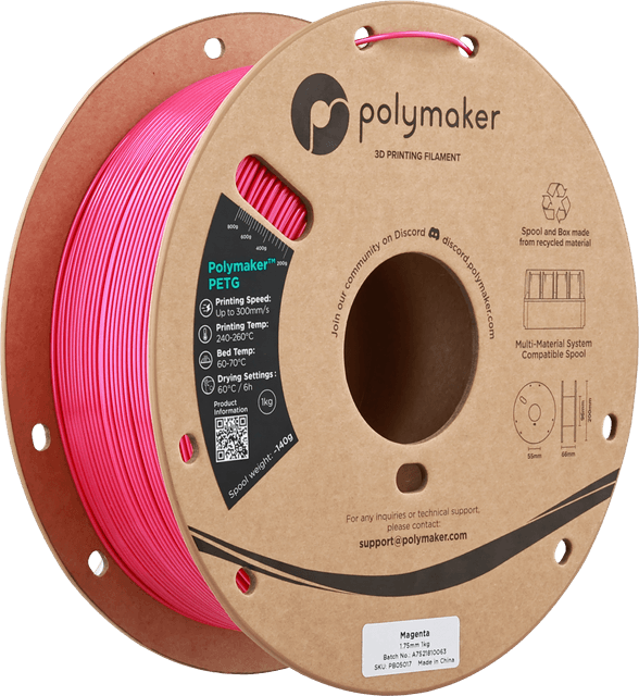 Polymaker PETG Magenta 1.75 mm 1000 g