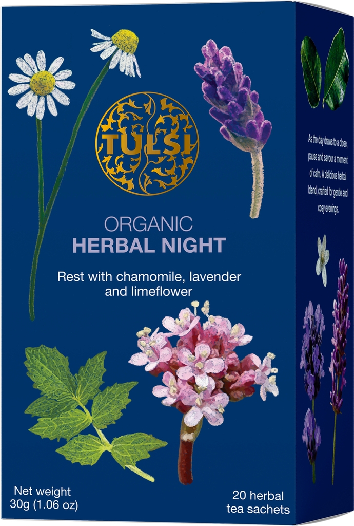 Tulsi Herbal Night te Ø, 20br.