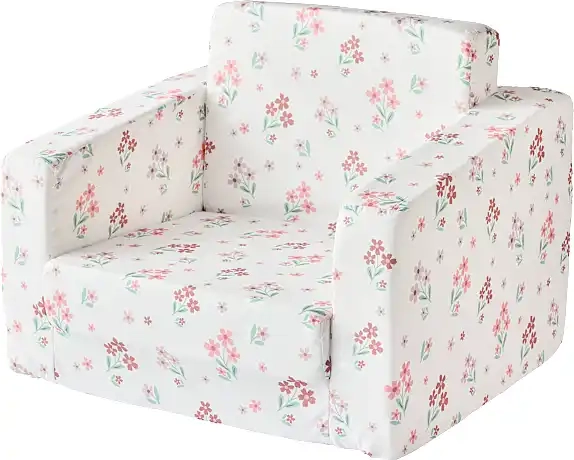 salling børnefoldestol med blomstermotiver