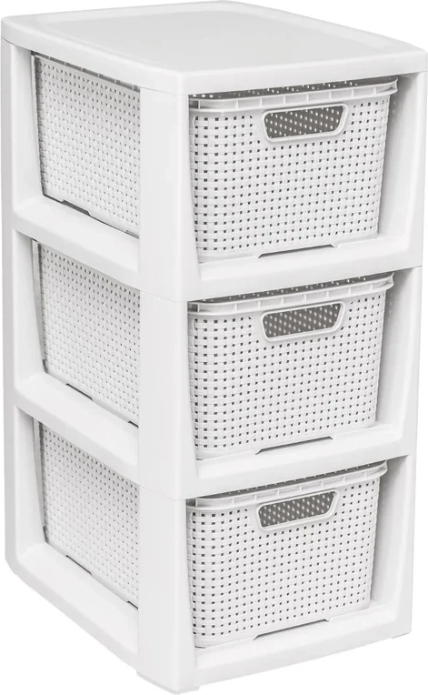 reol med 3 kurve branq antik hvid moderne design