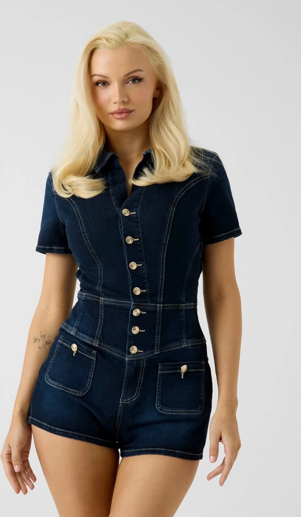 Guess Denim Romper - Blue