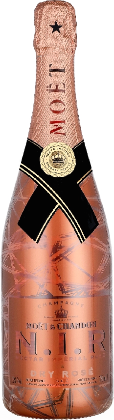 Moet & Chandon Nectar Imperial Rose (Luminous Bottle) 0.75 liter Vin