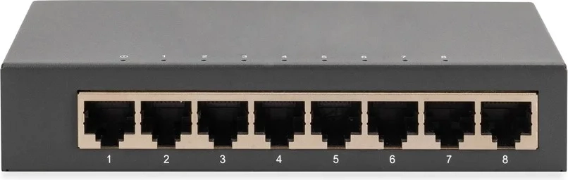 DIGITUS - switch - metal housing - 8 ports - unmanaged