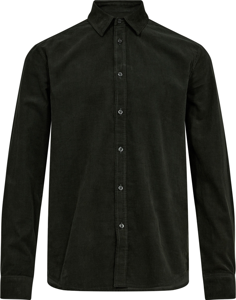 Samsøe Samsøe Saliam NX Shirt 10504 Mand Climbing Ivy Langærmede Skjorter Str M - Bomuld hos Magasin