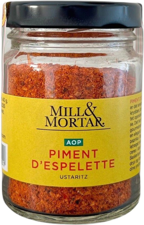 Mill & Mortar Piment D'espelette 40g - Krydderier hos Magasin