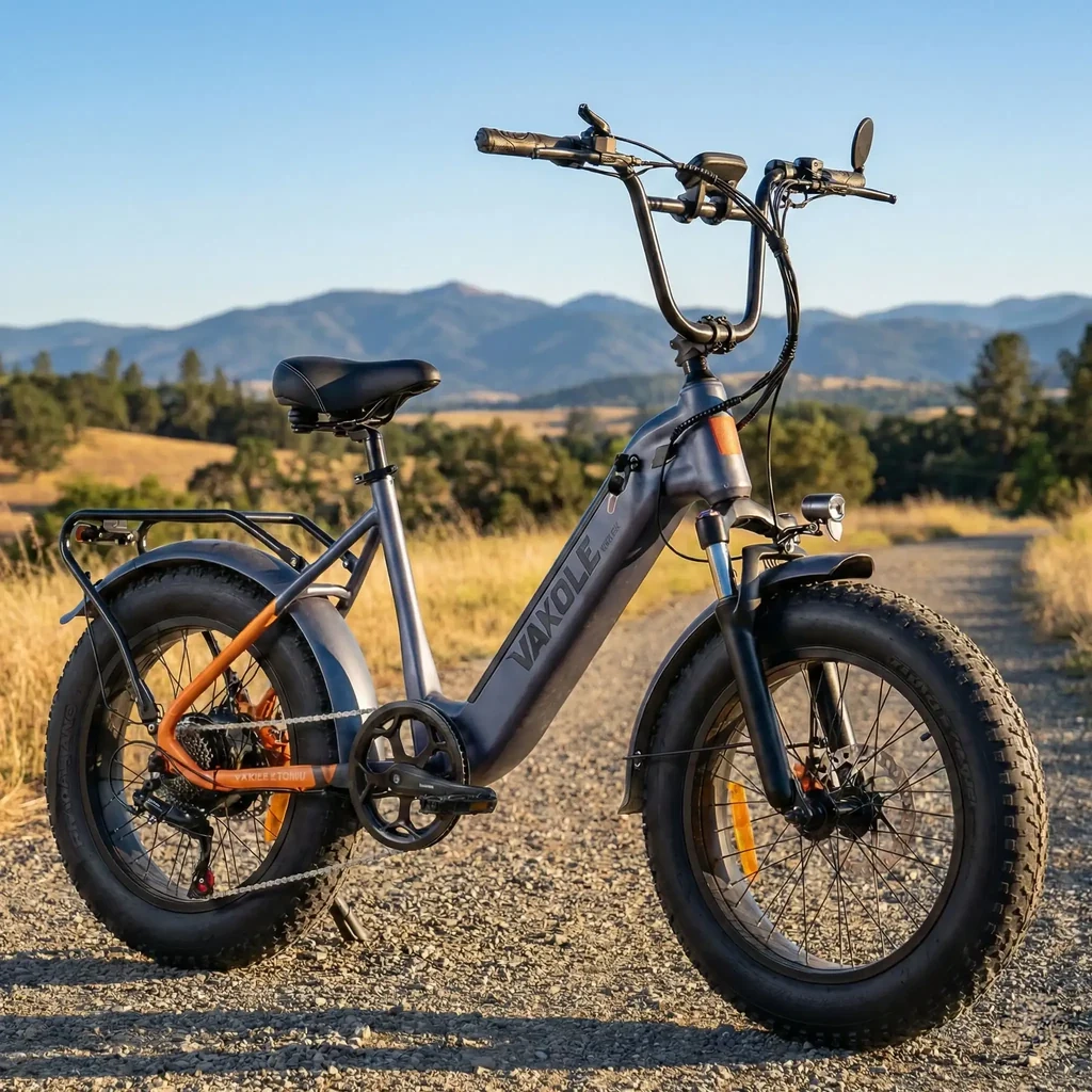 vakole sg20 250w 20" electric fat bike 691wh commuter e-bike 48v 14.4ah battery