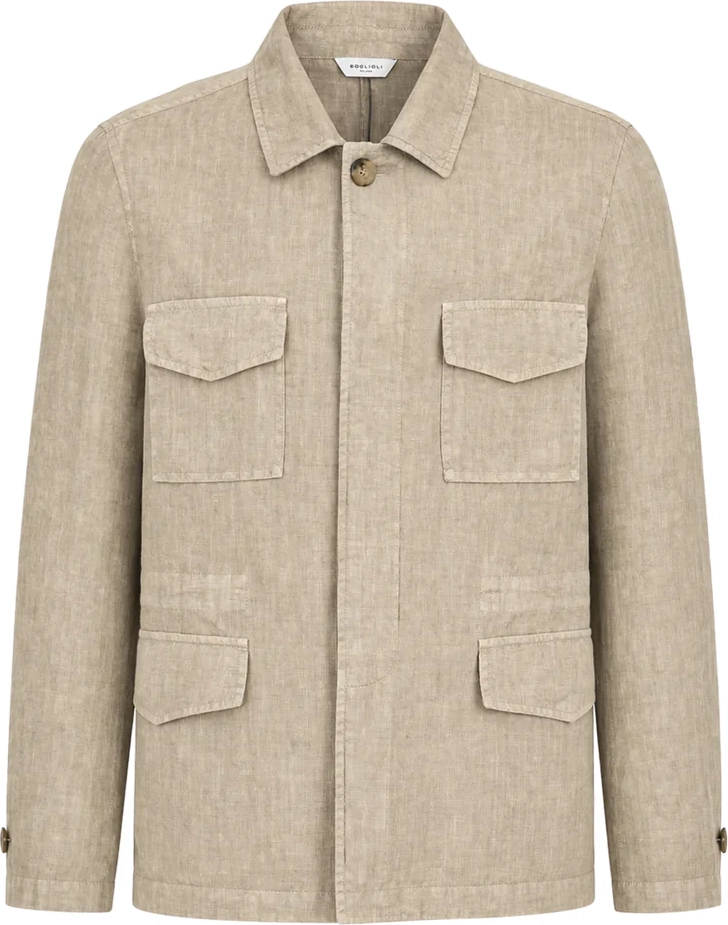 boglioli beige overshirt